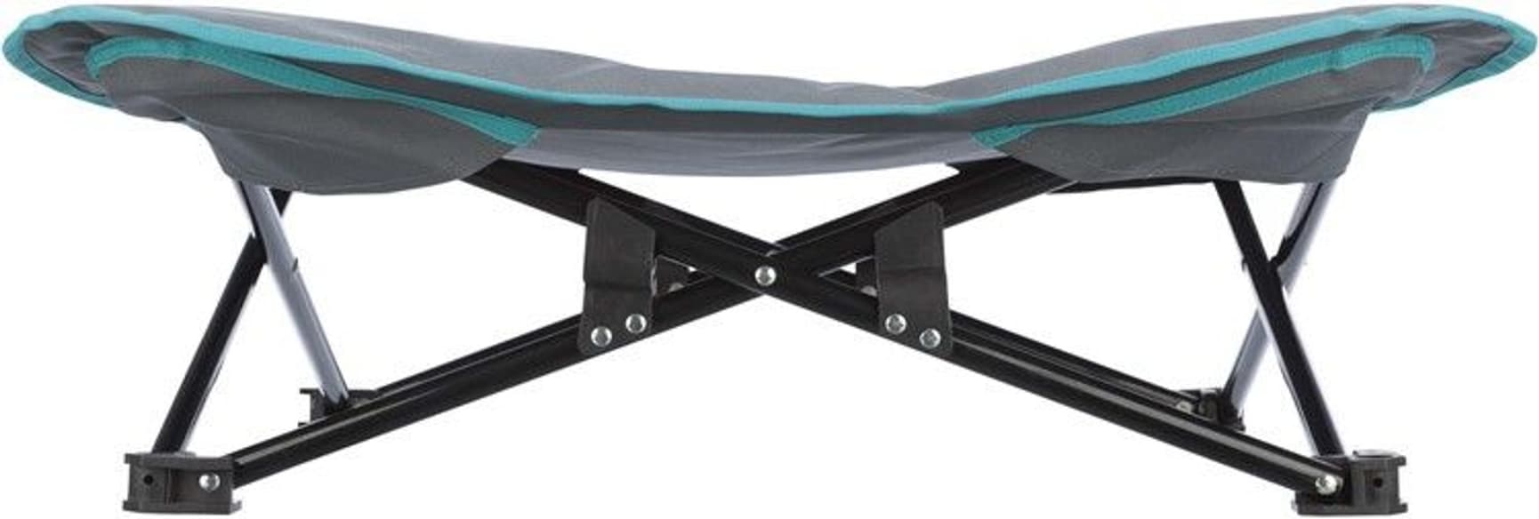 koiran retkisänky, 69 x 20 x 69cm, tummanharmaa/petrooli, view: 1