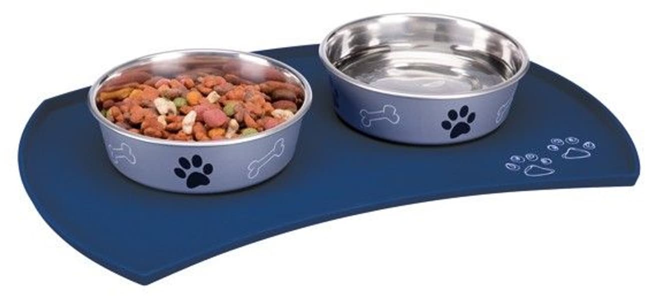 -silikoninen ruokakuppialusta, sininen, view: 1