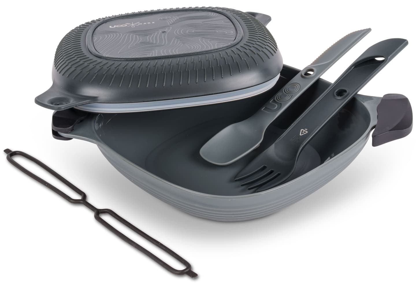 UCO Mess Kit Eco rasiasetti (sis. luha), tummanharmaa, view: 3