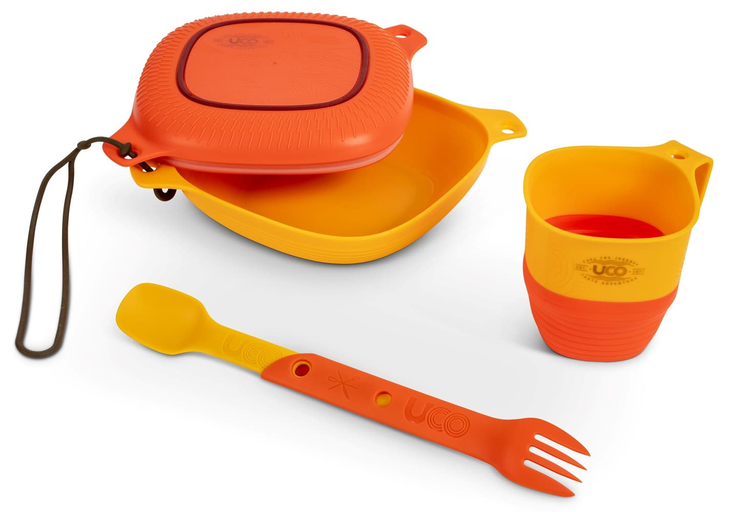 UCO Mess Kit rasiasetti (sis. muki, luha), oranssi, view: 1