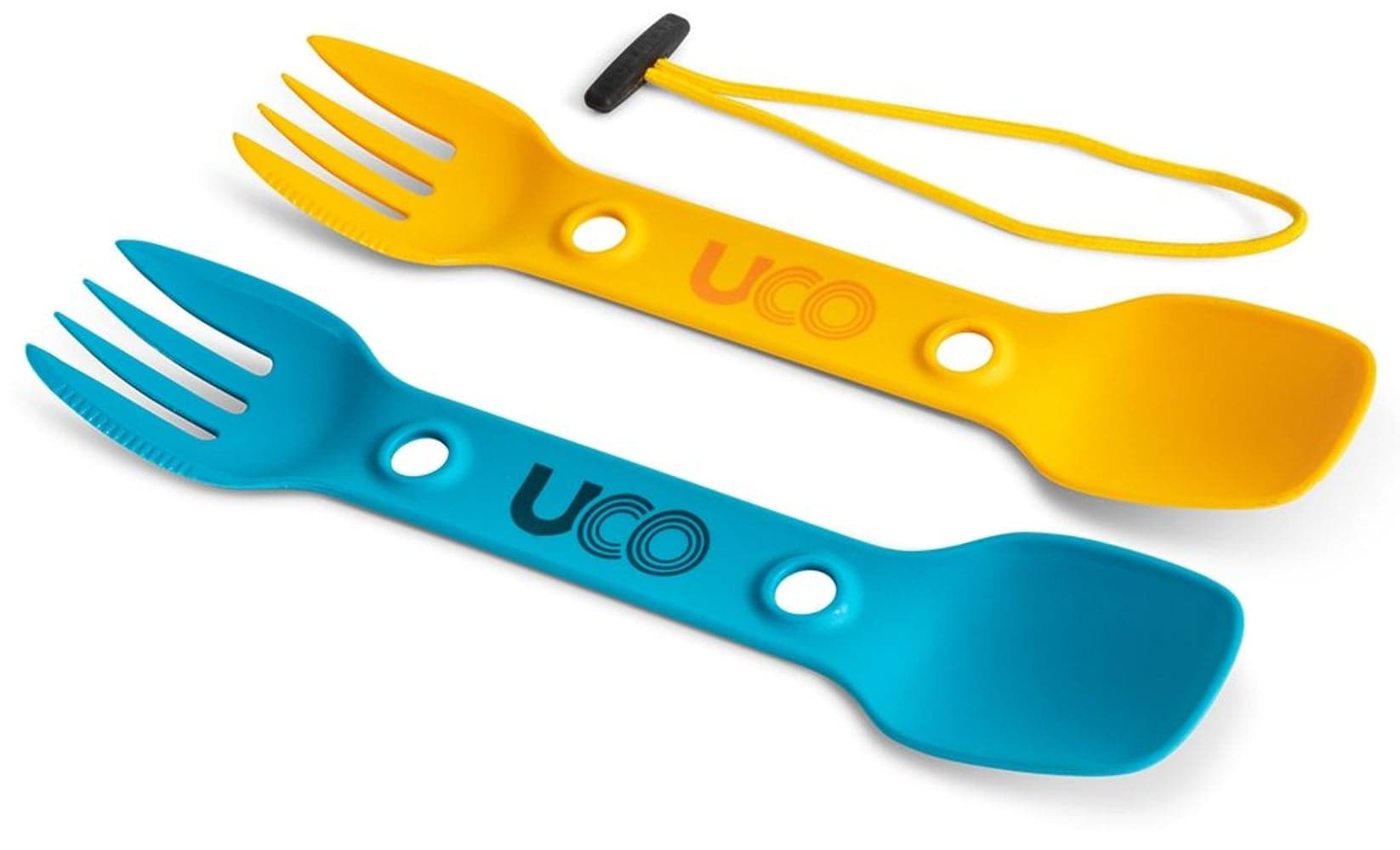 UCO Utility Spork lusikkahaarukka, 2 kpl, keltainen/sininen, view: 0