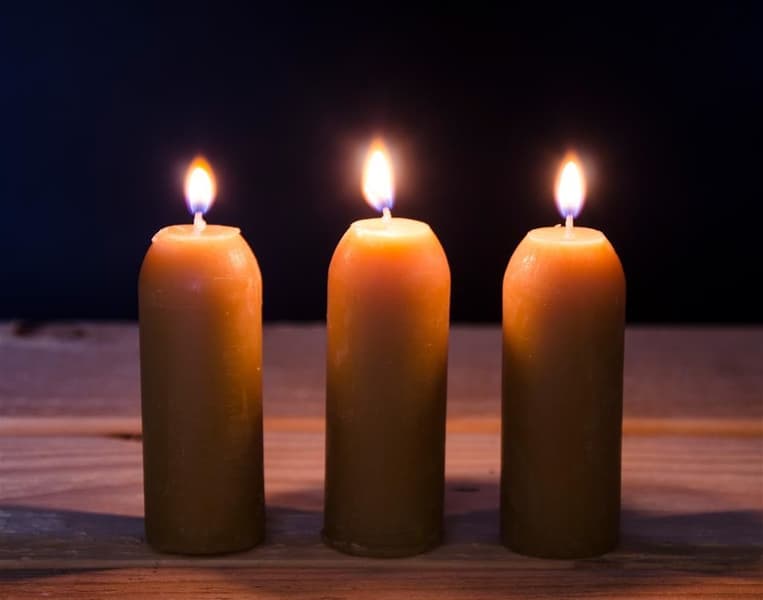 UCO mehiläisvahakynttilät, 12 h, 3 kpl, view: 1