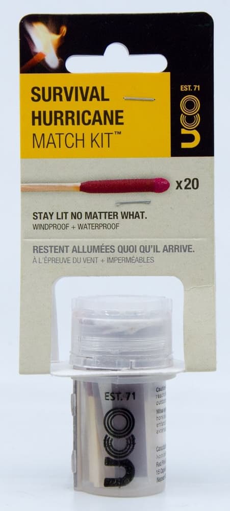 UCO Hurricane Survival Matches tulitikut, 20 kpl, view: 1