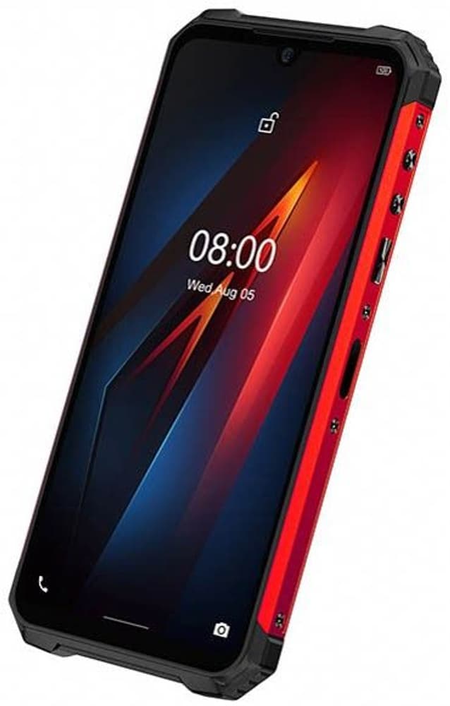 Armor 8 älypuhelin, musta/punainen, view: 1