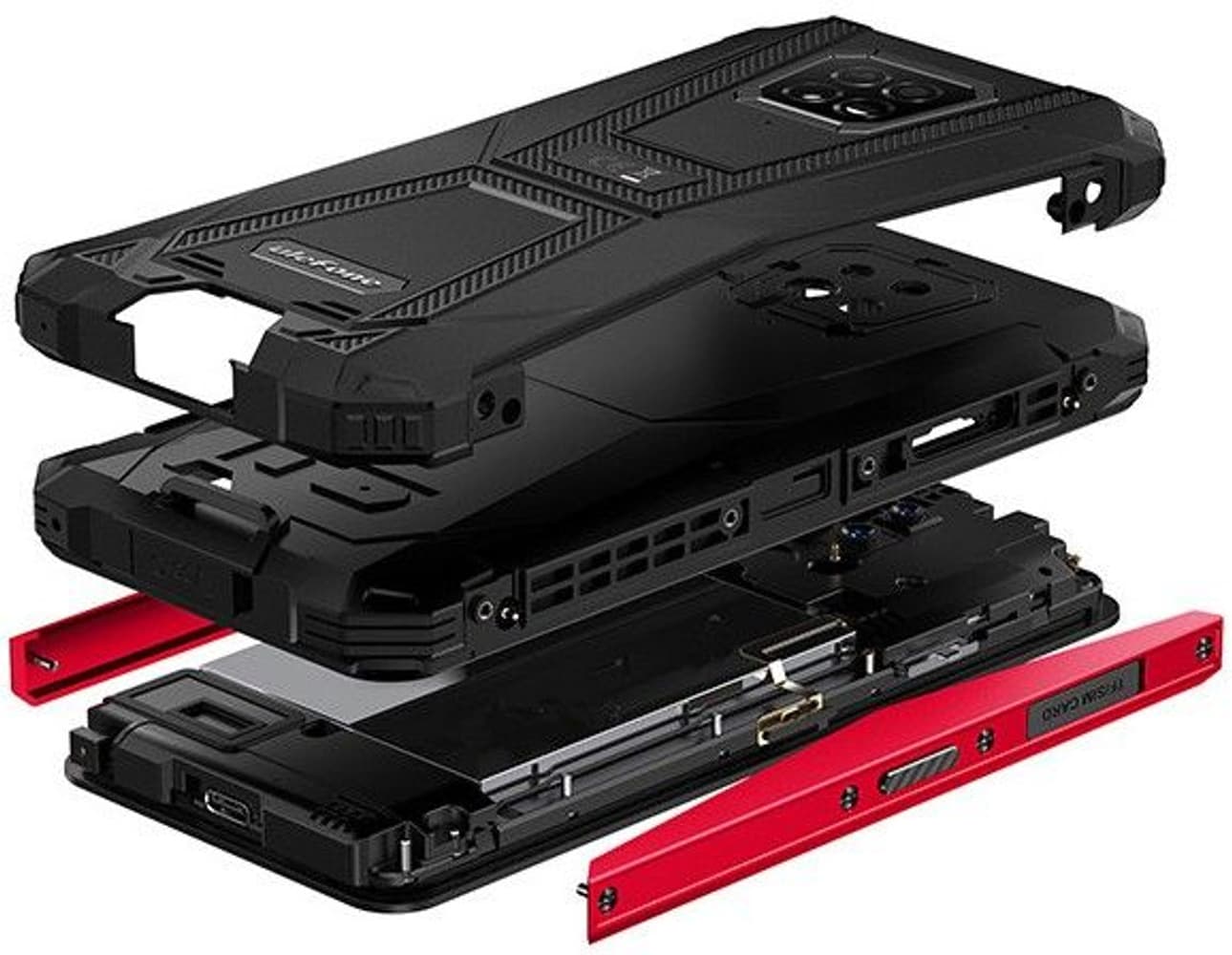 Armor 8 Pro -älypuhelin, musta/oranssi, view: 3