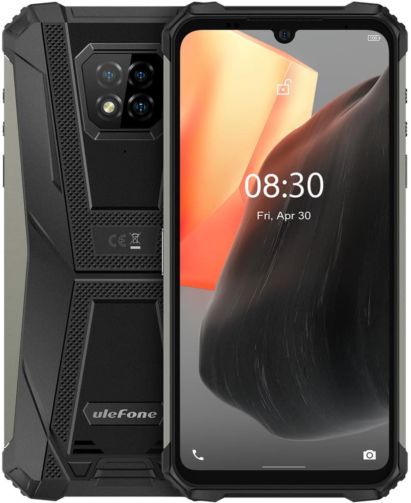 Armor 8 Pro 8GB älypuhelin, musta/maastonvihreä, view: 0