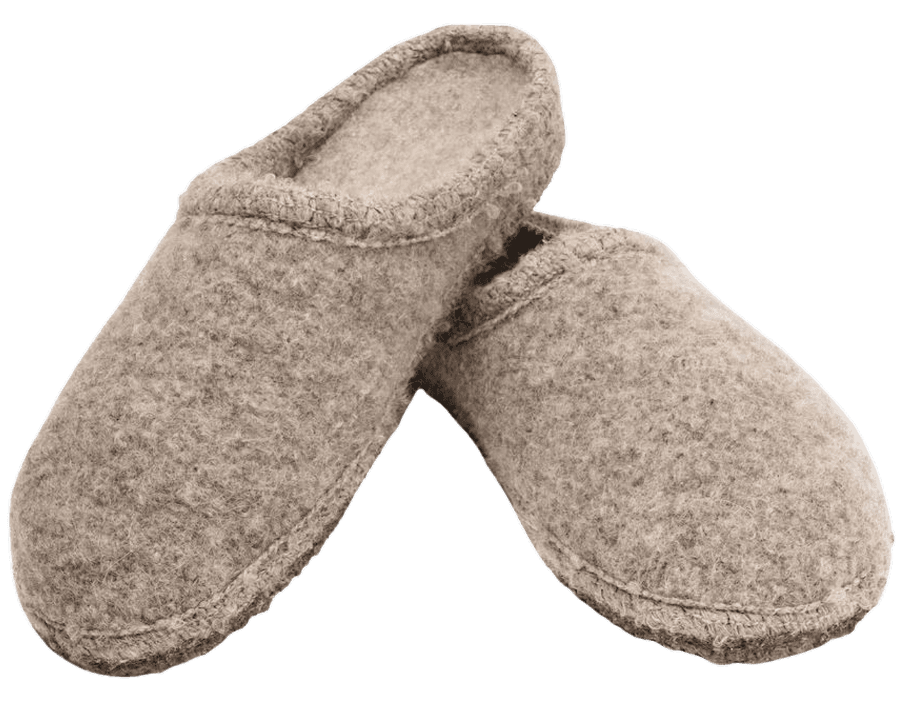 Mohair Seamless Unisex villatohvelit, Beige Melange, view: 0