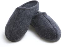 Original Ulltofflor villatohvelit, meleerattu musta - view: 0