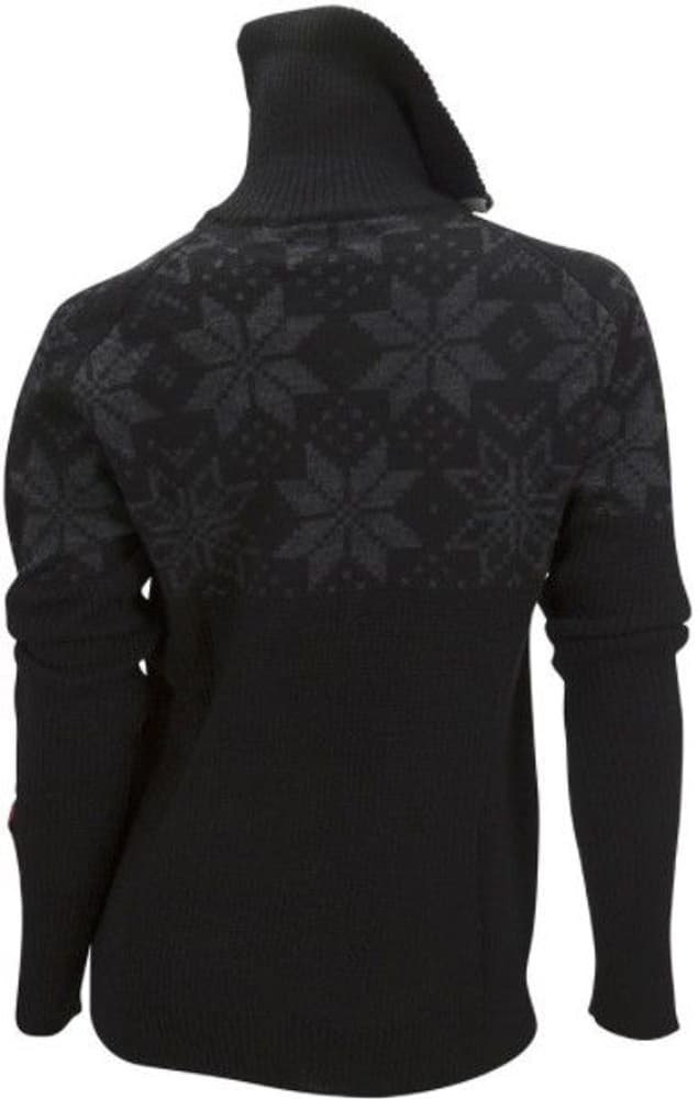 Rav Kiby naisten neulepaita, Black/Charcoal Melange/Grey Melange, view: 1