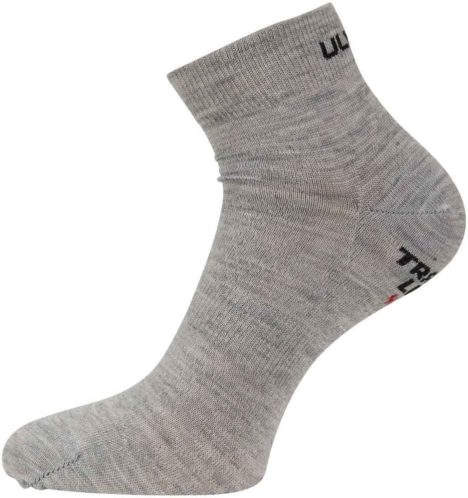 Training Light merinovillainen urheilusukka, vaaleanharmaa, view: 0