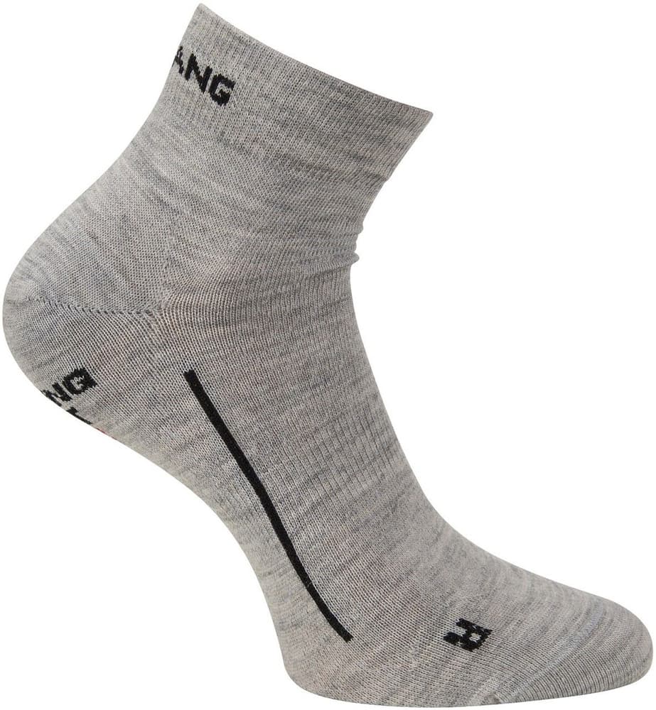 Training Light merinovillainen urheilusukka, vaaleanharmaa, view: 1