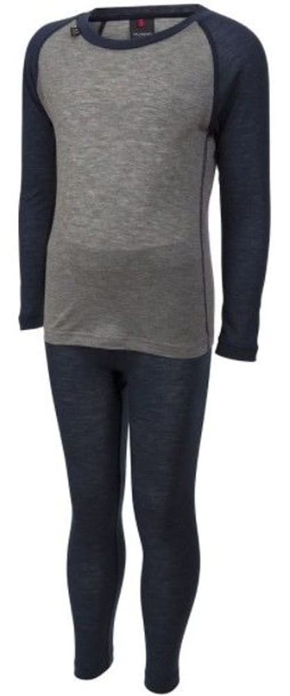 Gausdal lasten aluskerrasto, New Navy/Grey Melange, view: 0