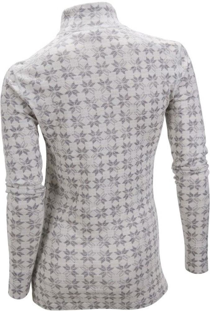 W's Maristua Turtle Neck with Zip Vanilla/Grey Melange, view: 1