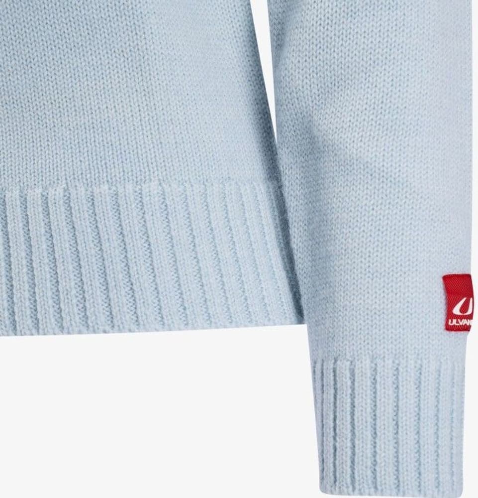 Marius Half Zip naisten villapaita, vaaleansininen, view: 4