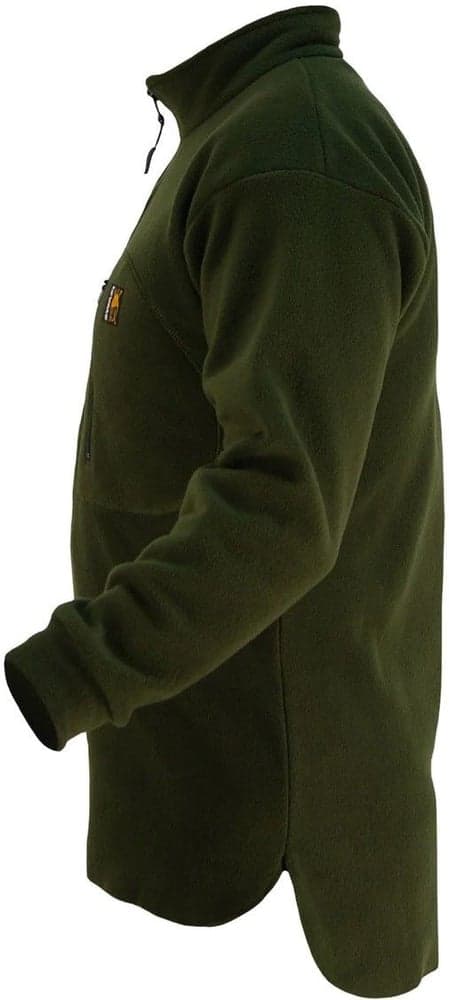 Bush Shirt fleecepusero, tummanvihreä, view: 1