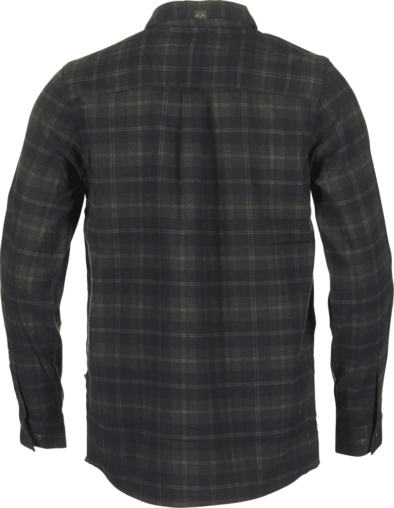 Crest Shirt vuorillinen paita, Forest Green, view: 2