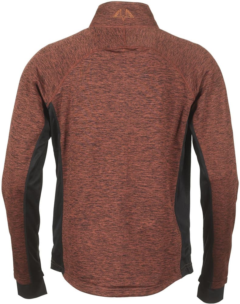 Lynx Sweater fleecetakki, Dark Orange, view: 2