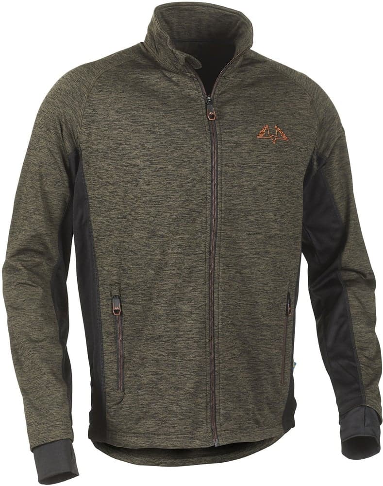 Lynx Sweater fleecetakki, Green, view: 1