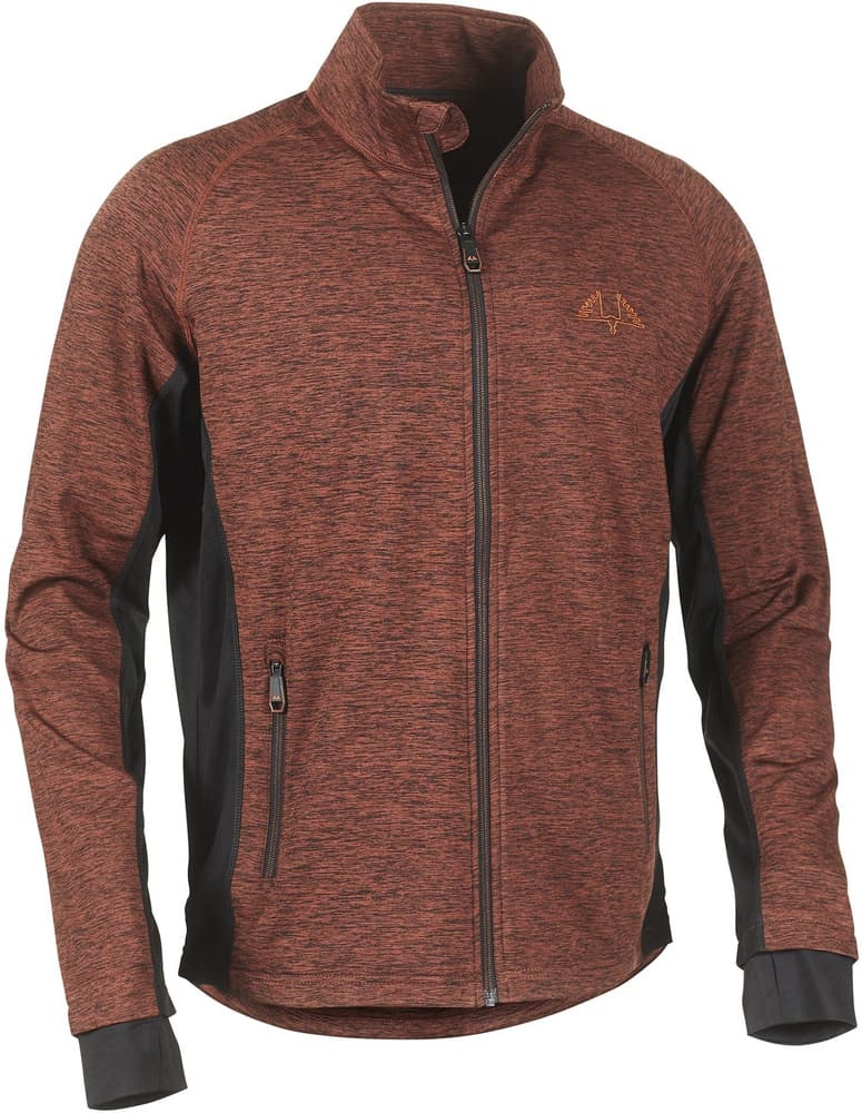 Lynx Sweater fleecetakki, Dark Orange, view: 1