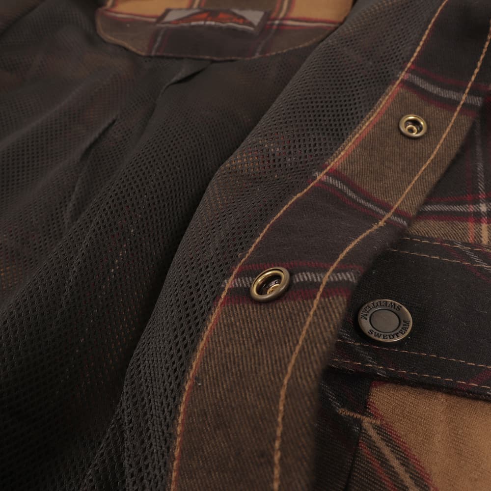 Crest Shirt vuorillinen paita, Dark Sand, view: 3