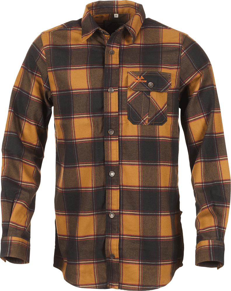 Crest Shirt vuorillinen paita, Dark Sand, view: 1