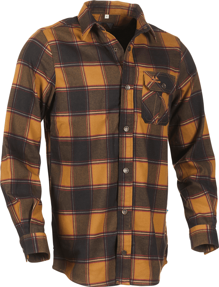 Crest Shirt vuorillinen paita, Dark Sand, view: 0