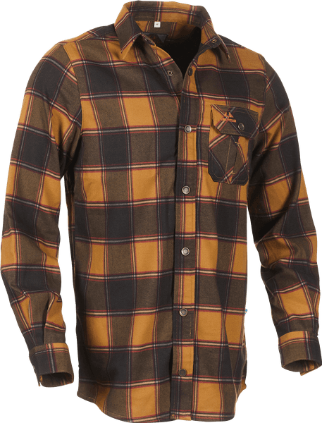 Crest Shirt vuorillinen paita, Dark Sand, view: 0