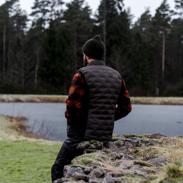 Lynx Wool Shirt kauluspaita, Dark Orange, view: 6