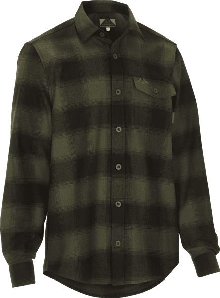 Lynx Wool Shirt kauluspaita, vihreä, view: 0