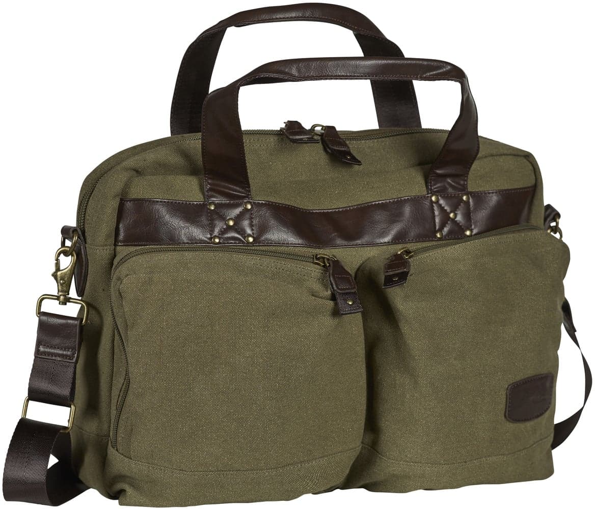 Crest Briefcase Bag tietokonelaukku, Ivy Green, view: 0