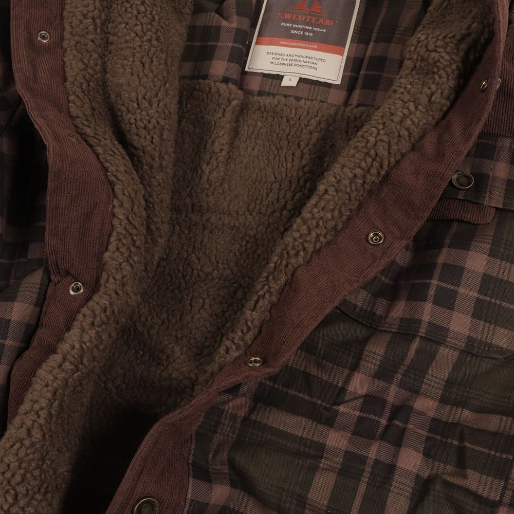 Crest Pile Shirt paita, Brown, view: 2