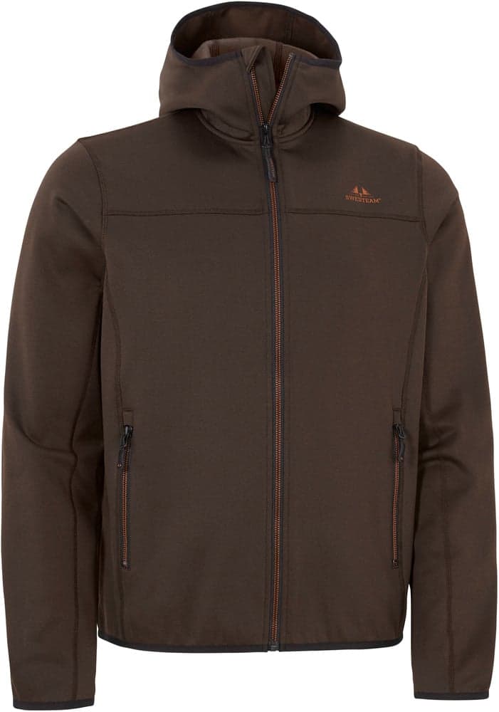 Force Sweater -fleecehuppari, ruskea, view: 0