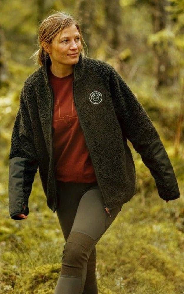 Ultra Pile Sweater fleecetakki, Forest Green, view: 3