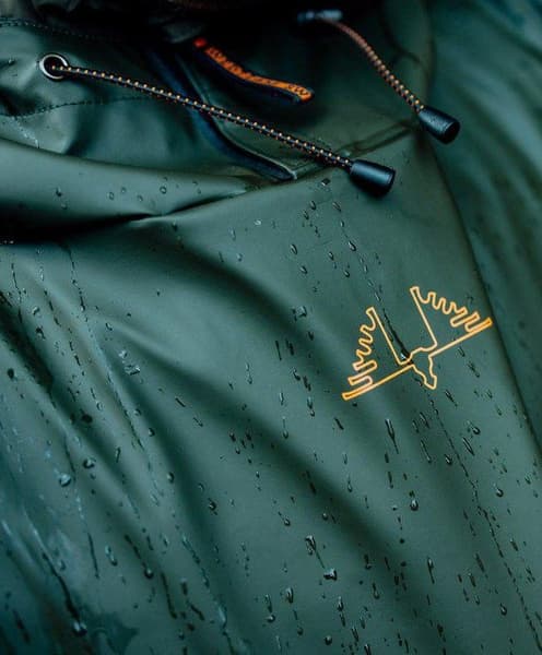 Crest Poncho Rain Gear sadeviitta, Green, view: 3