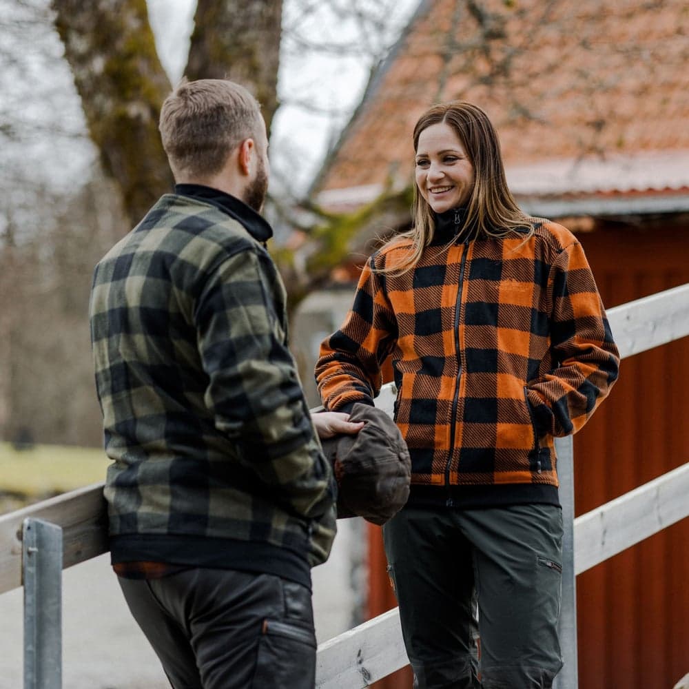 Lynx fleecetakki, oranssi, view: 3