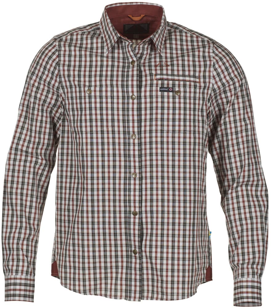 Lynx Antibite Shirt naisten kauluspaita, Dark Orange, view: 1