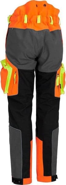 Protect Pro Shell Trouser housut, musta/huomio-oranssi, view: 1