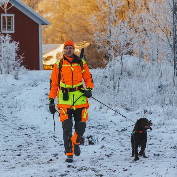 Protect Pro Shell Trouser housut, musta/huomio-oranssi, view: 3