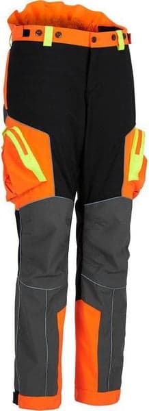 Protect Pro Shell Trouser housut, musta/huomio-oranssi, view: 0