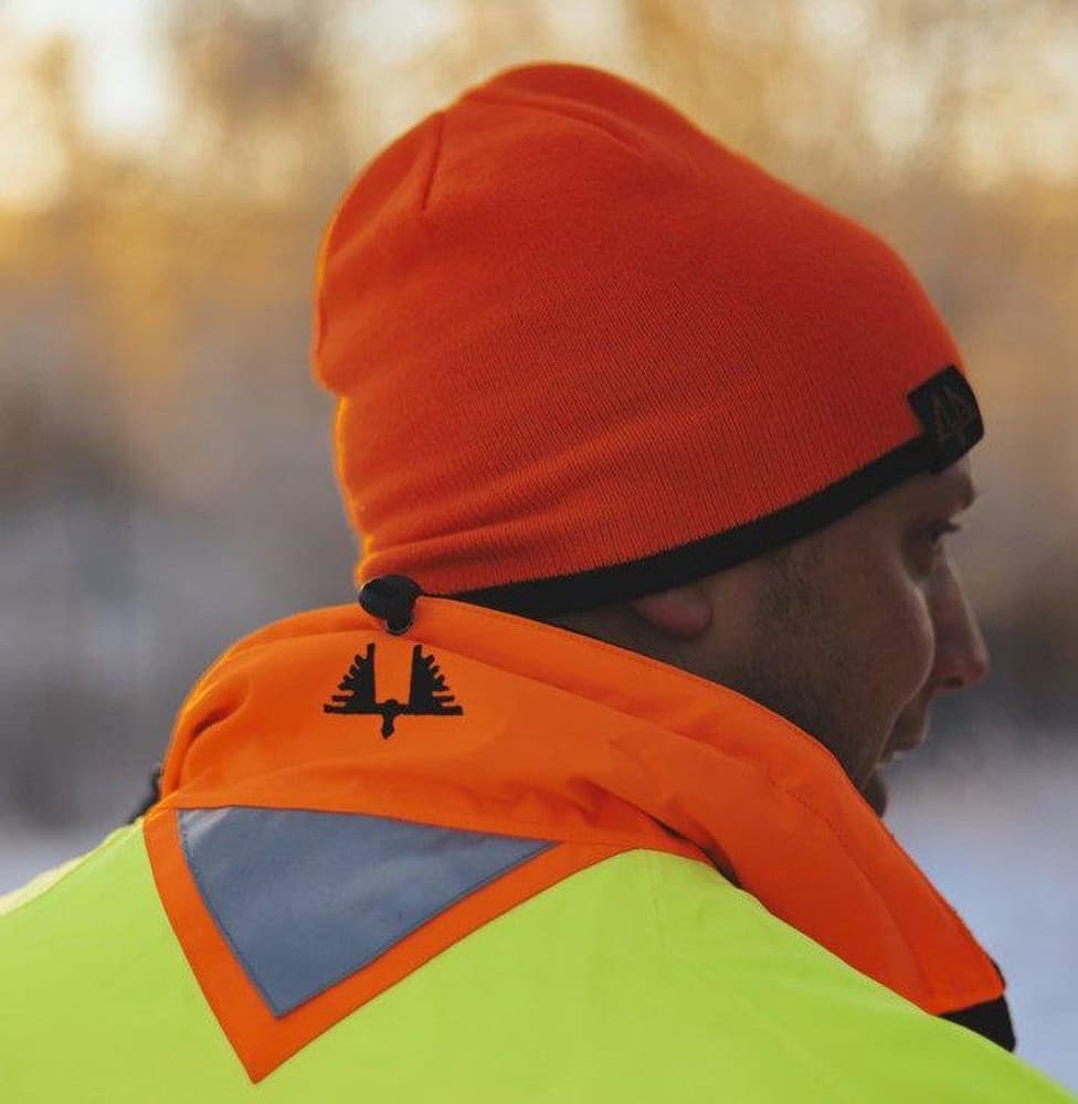 Protect Reversible Beanie kääntöpipo, Orange Neon, view: 2