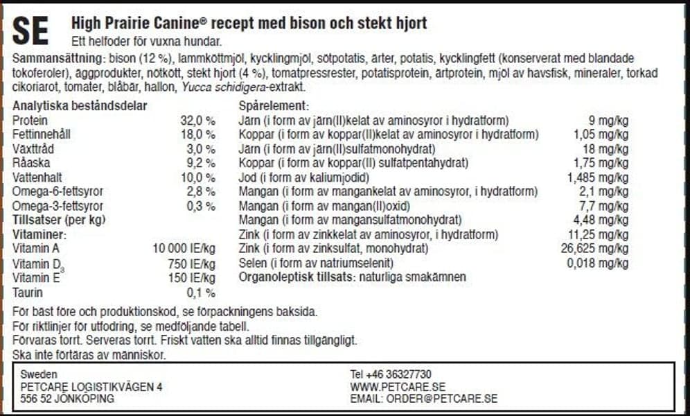 Taste of the Wild High Prairie Bison koiran kuivaruoka 2 kg, view: 1
