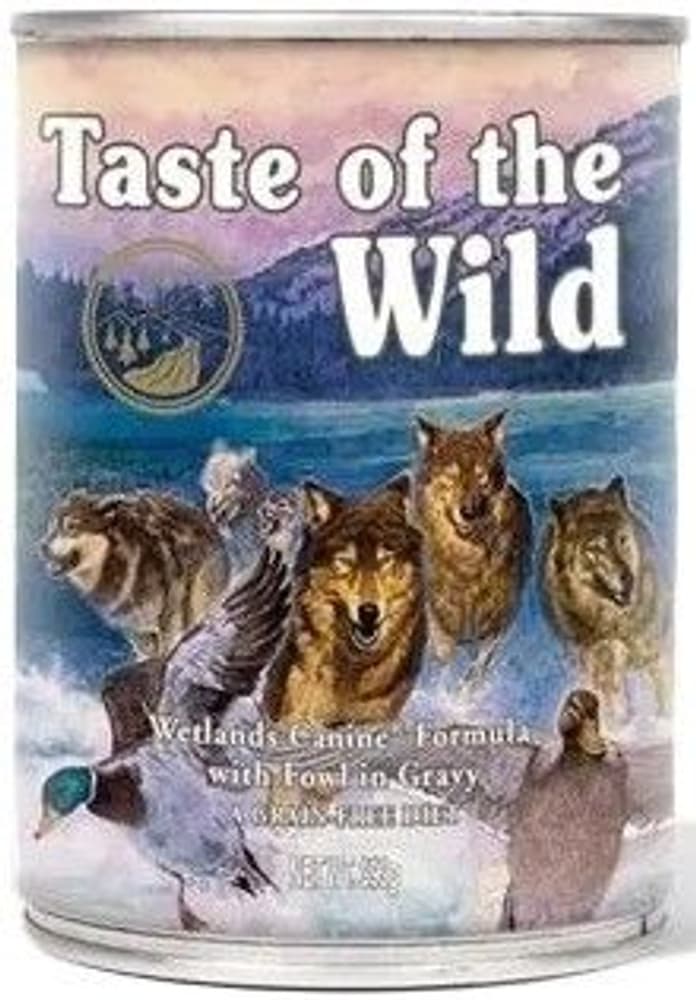 Taste of the Wild Wetlands Duck Cans märkäruoka, 390 g, view: 0