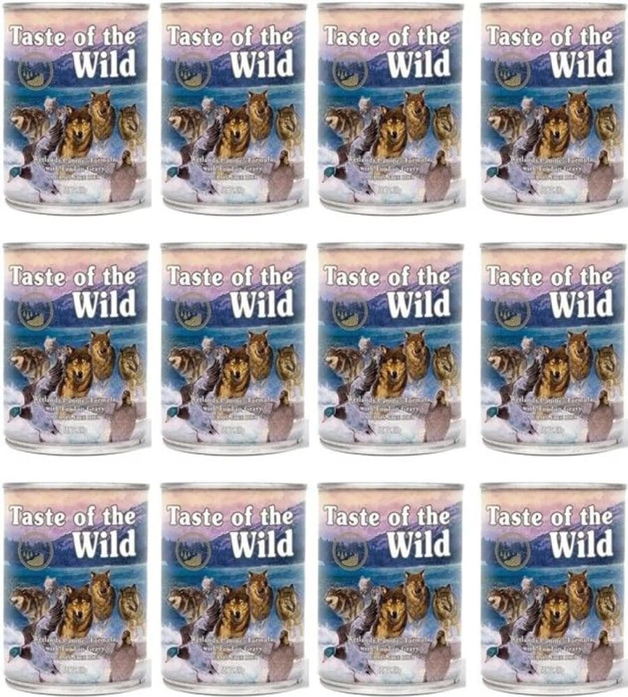 Taste of the Wild Wetlands Duck Cans märkäruoka 12 x 390 g, view: 0