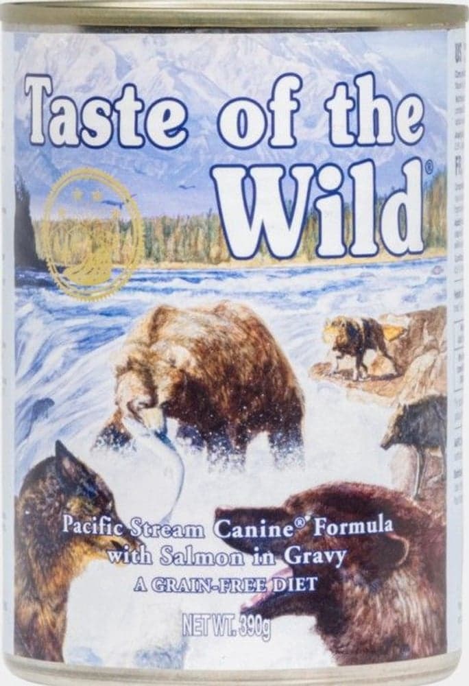 Taste of the Wild Pacific Stream Salmon Cans märkäruoka 390 g, view: 0