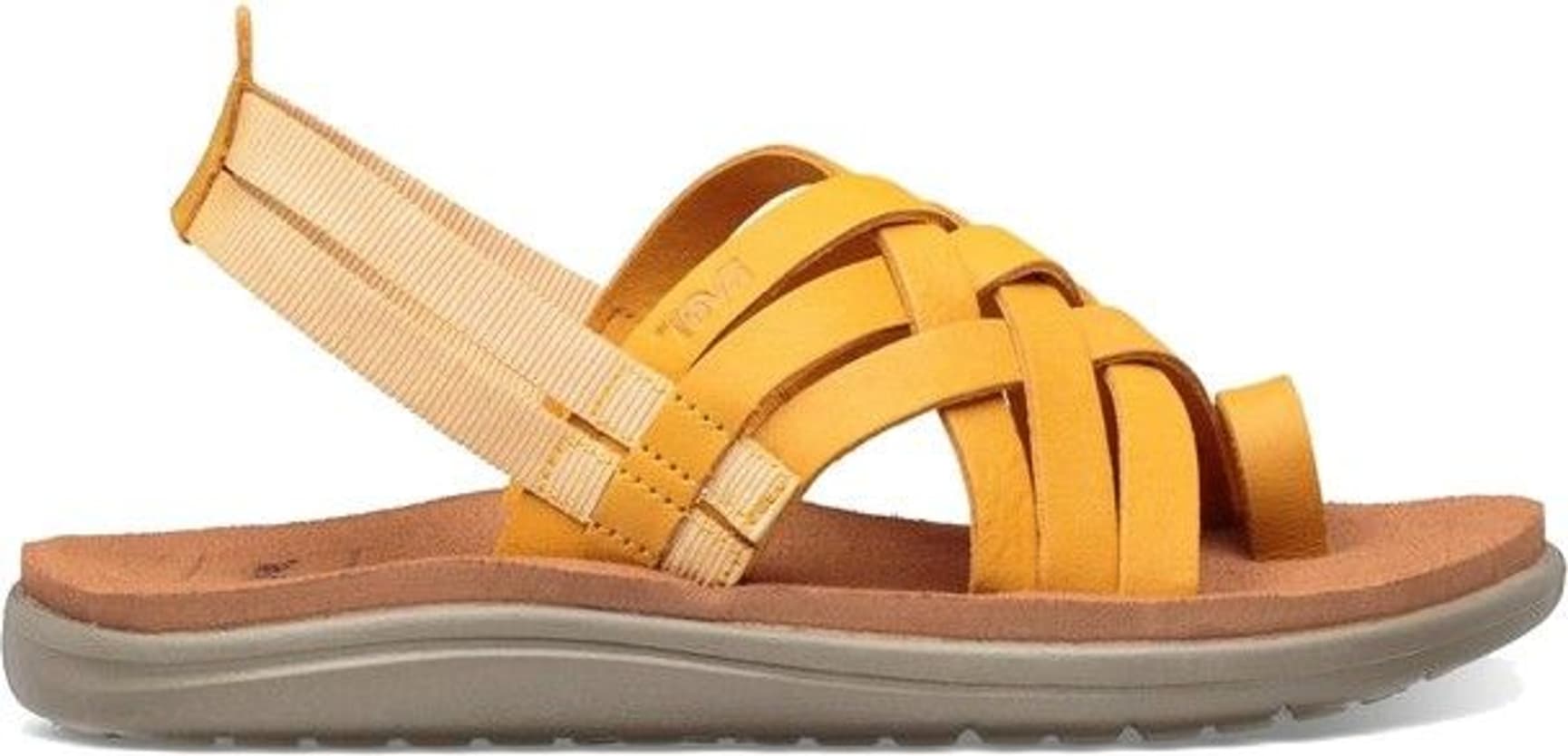 W's Voya Strappy Leather sandaalit, keltainen, view: 0