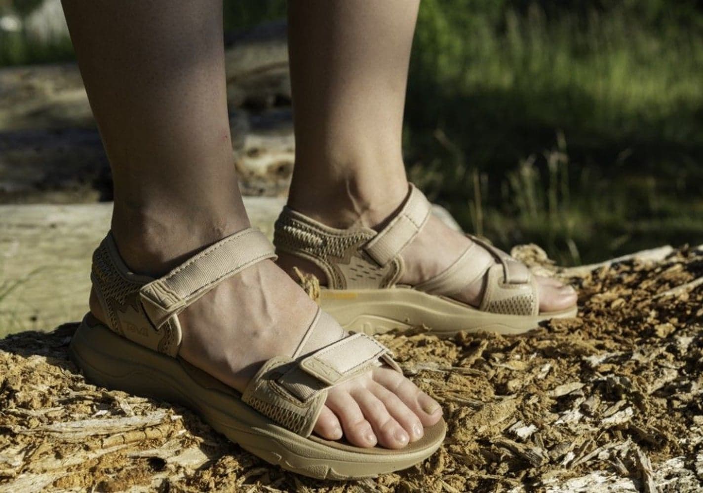 Zymic naisten sandaalit, beige, view: 1