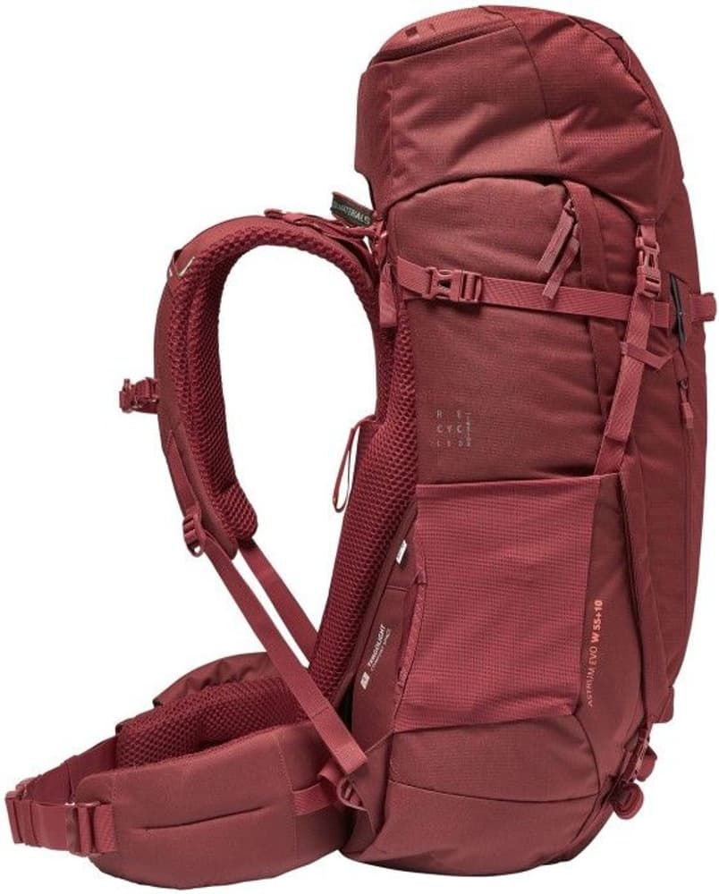 Astrum 55+10 naisten rinkka, tummanpunainen, view: 2