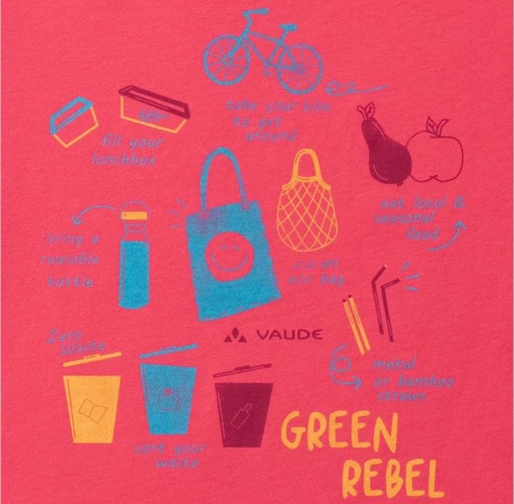 Kids Lezza lasten t-paita, pinkki, view: 4