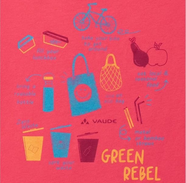 Kids Lezza lasten t-paita, pinkki, view: 4