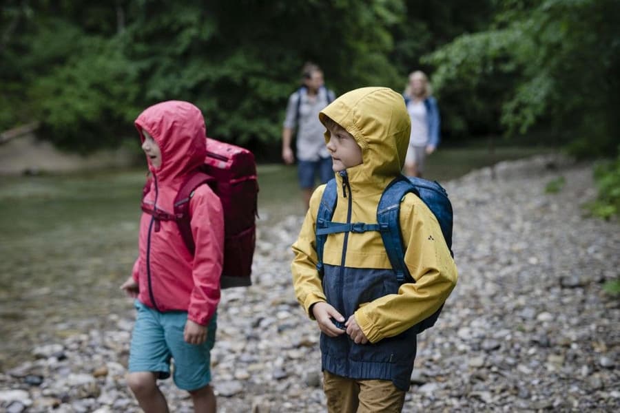 Kids Hylax 2L Jacket lasten sadetakki, Crocus, view: 2